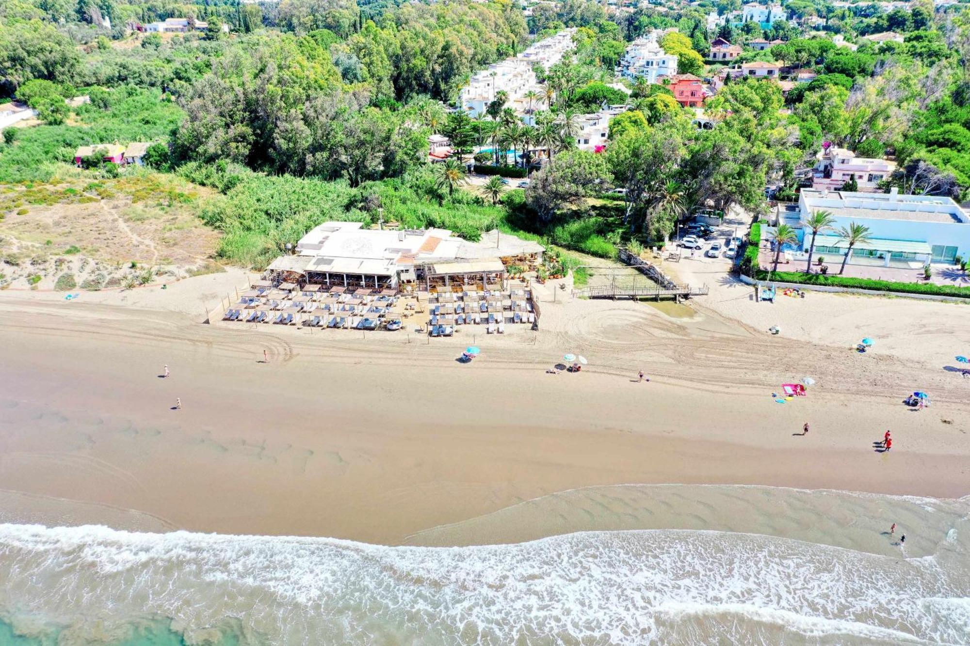 1108 Beachfront 2 Apartments With Roofterrace 80Mtrgt Beach 3 Pools 마르베야 외부 사진